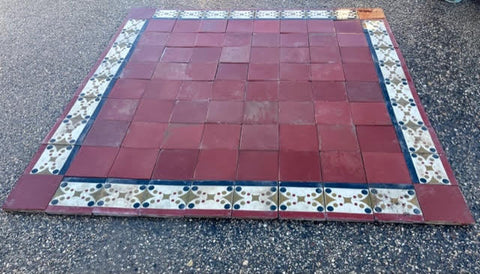 Alfombra baldosa hidráulica 2 x 2 metros