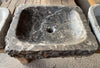 Lavabo de mármol emperador 58 x 47 cm.