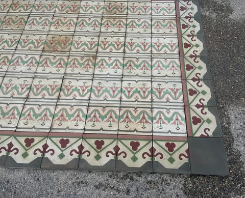 Alfombra baldosa hidráulica 1,60 x 2,20 metros