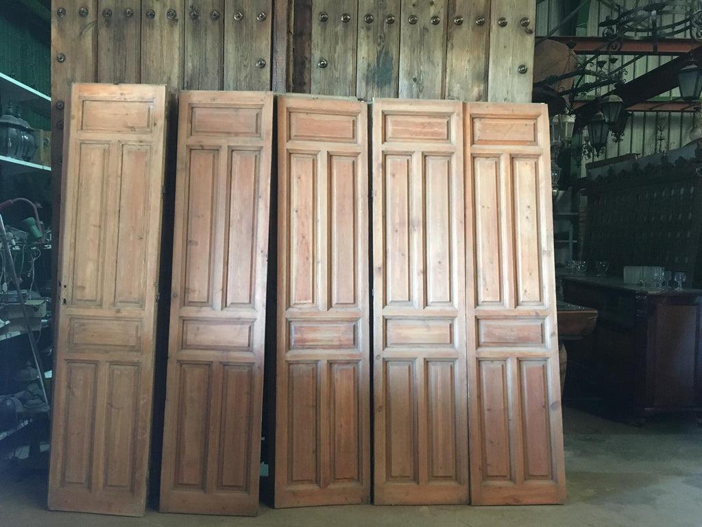 Puertas interior madera pino tea- –